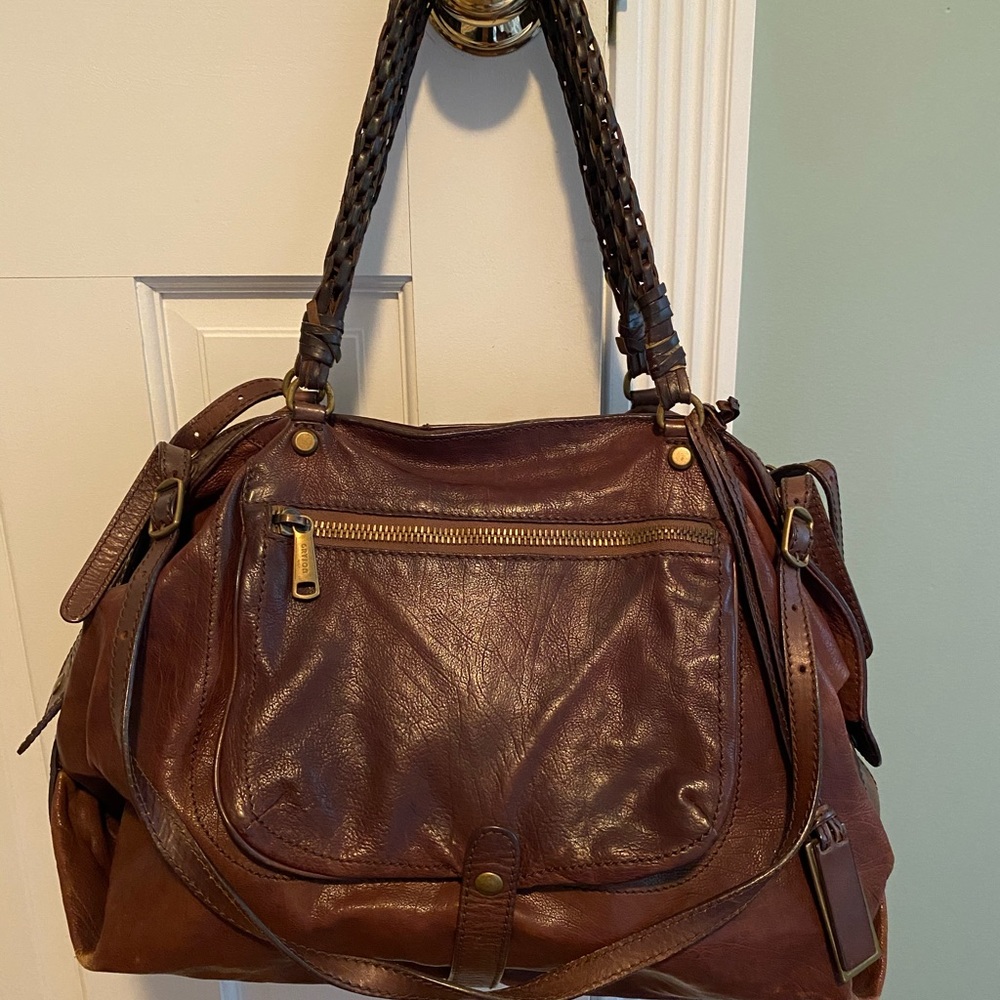 Gryson leather satchel